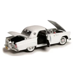 1956 Ford Thunderbird Coupe - White 1:18 Scale Diecast Model by Motormax