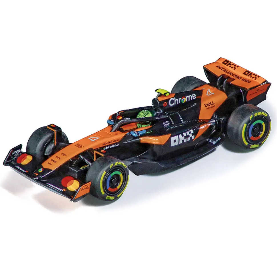 Formula 1 Racers Pull & Speed Twinpack #1 Verstappen & #4 Norris 1:43 Scale Plastic Model Car by Carrera