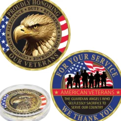 For Your Service Challenge Coin CH0018AC (CK019) by Eagle Emblems