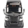 Freightliner Cascadia SBFA Tandem with 72" Sleeper - Black 1:50 Scale Diecast Model Truck by Diecast Masters