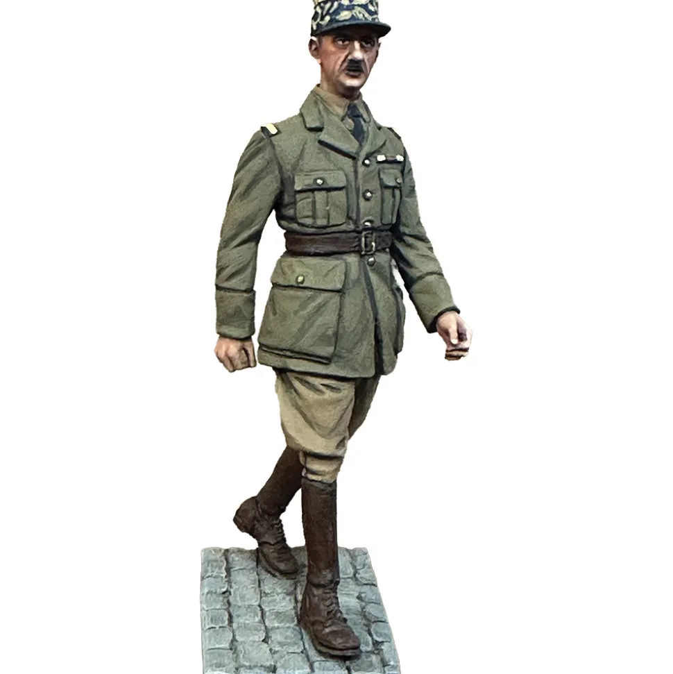 French General Charles De Gaulle, 1944-45 1/30 Figure William Britain (10181) 1:30 scale Metal by William Britain