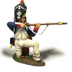 French Imperial Guard 1st Rank Kneeling Firing 1/30 Figure William Britain (36178) 1:30 scale Metal by William Britain