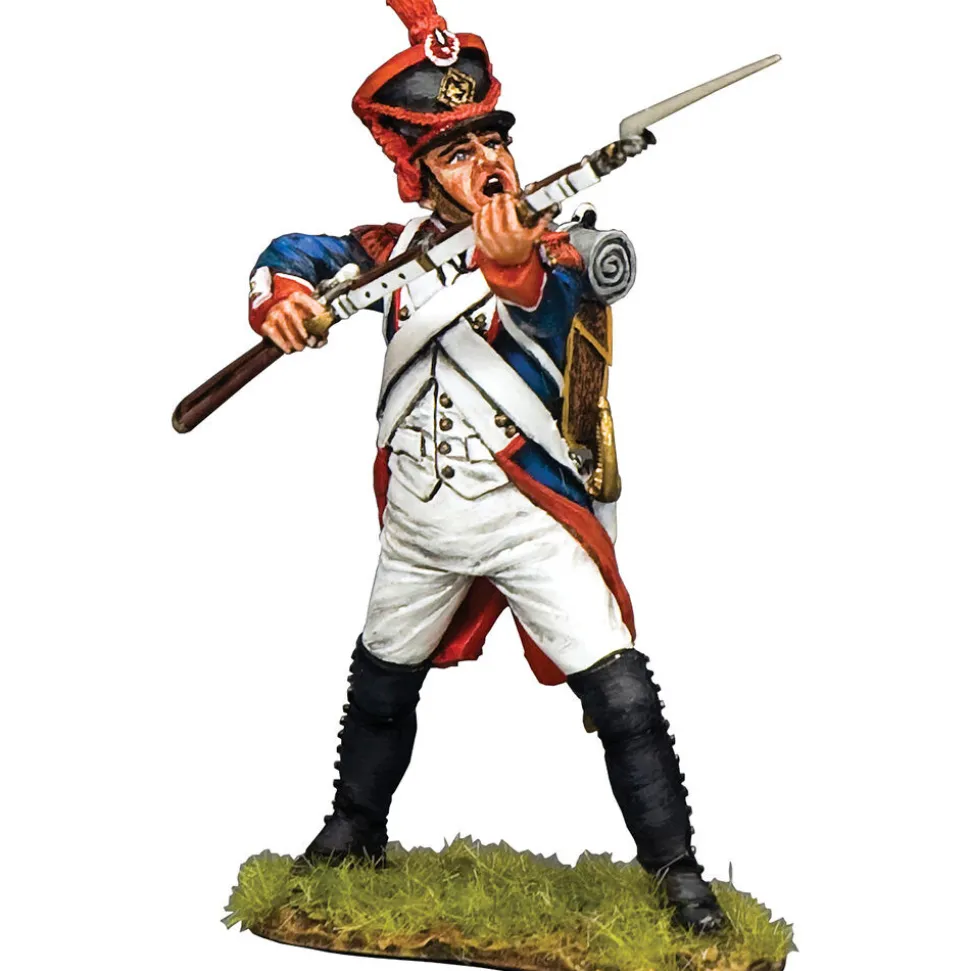 French Infantryman Thrusting Upwards 1/30 Figure K&C(NA522) 1:30 scale Metal by King and Country