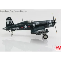 F4U-4 CORSAIR 1/48 DIE CAST MODEL - HA8228 Capt. Phillip C. Delong, VMF-312, USS Bataan, April 1951 1:48 scale Metal by Hobby Master