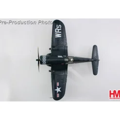 F4U-4 CORSAIR 1/48 DIE CAST MODEL - HA8228 Capt. Phillip C. Delong, VMF-312, USS Bataan, April 1951 1:48 scale Metal by Hobby Master
