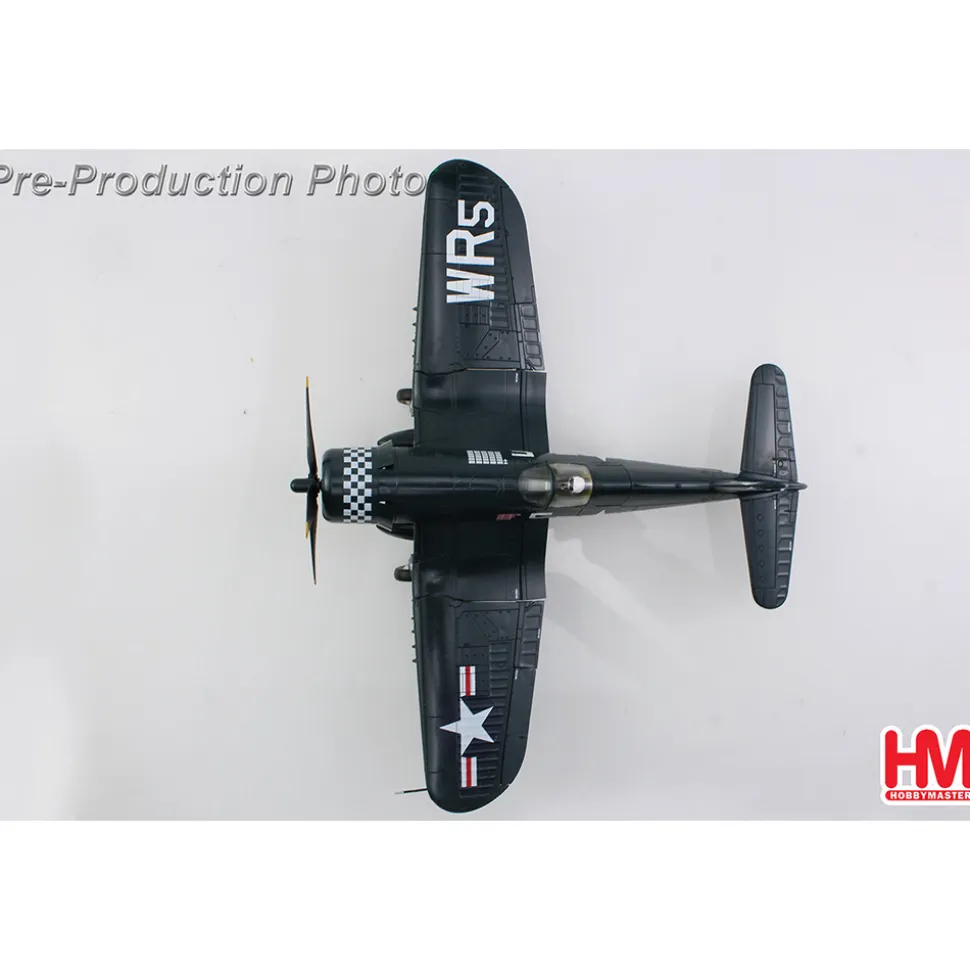 F4U-4 CORSAIR 1/48 DIE CAST MODEL - HA8228 Capt. Phillip C. Delong, VMF-312, USS Bataan, April 1951 1:48 scale Metal by Hobby Master