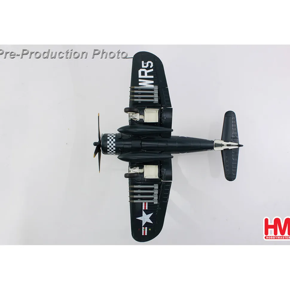 F4U-4 CORSAIR 1/48 DIE CAST MODEL - HA8228 Capt. Phillip C. Delong, VMF-312, USS Bataan, April 1951 1:48 scale Metal by Hobby Master