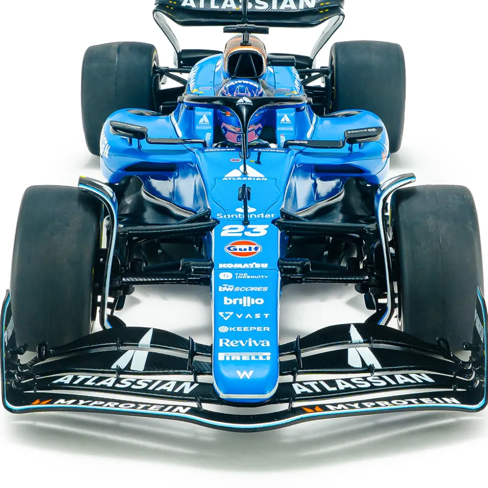 2025 F1 Williams FW47 Blue A.Albon #23 - GP Australia 1:18 Scale Diecast Model Car by Solido