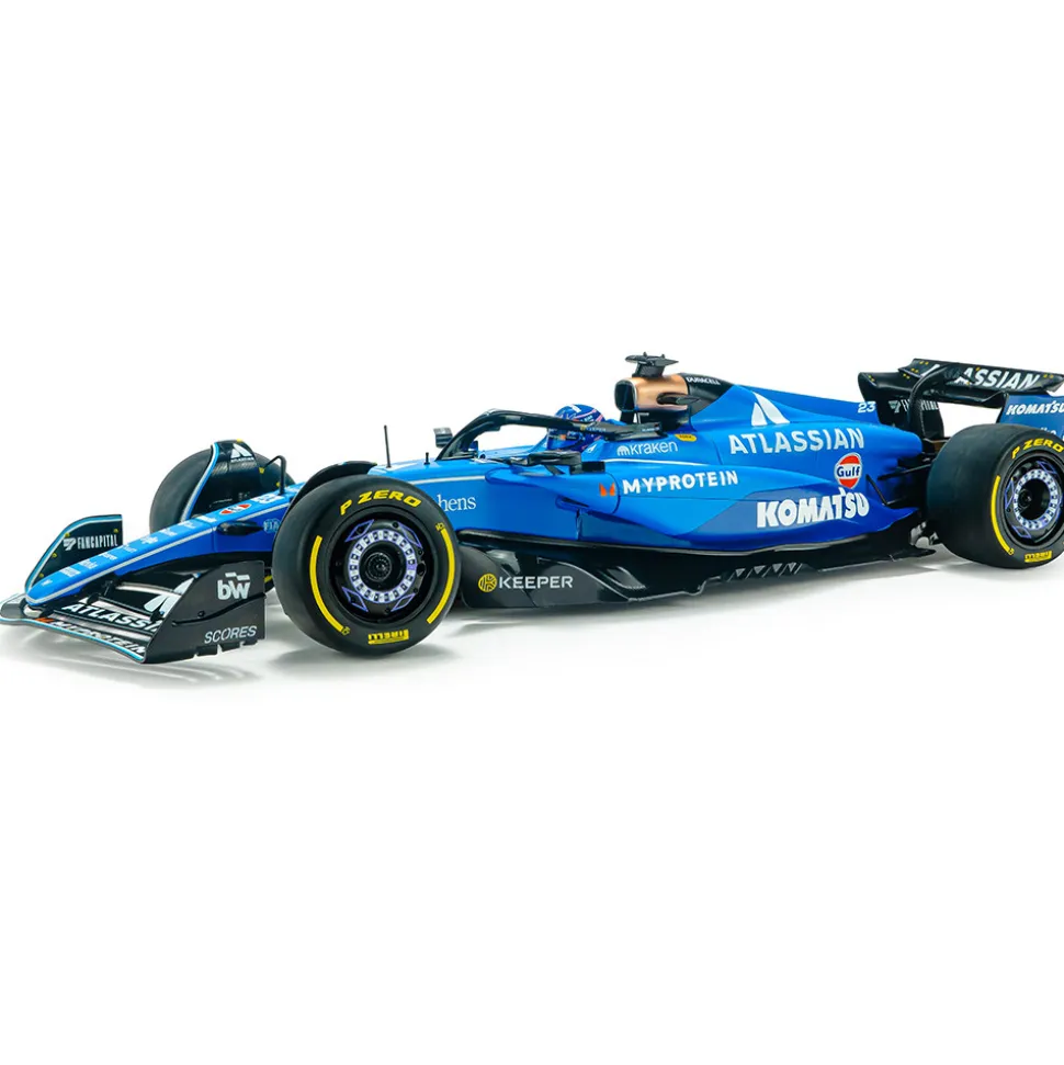 2025 F1 Williams FW47 Blue A.Albon #23 - GP Australia 1:18 Scale Diecast Model Car by Solido
