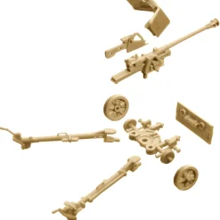Germ. PAK 40 AT Gun & crew 1/72 Plastic Figures Italeri (6096s) 1:72 Scale Plastic by Italeri