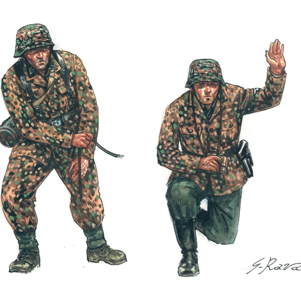 Germ. PAK 40 AT Gun & crew 1/72 Plastic Figures Italeri (6096s) 1:72 Scale Plastic by Italeri
