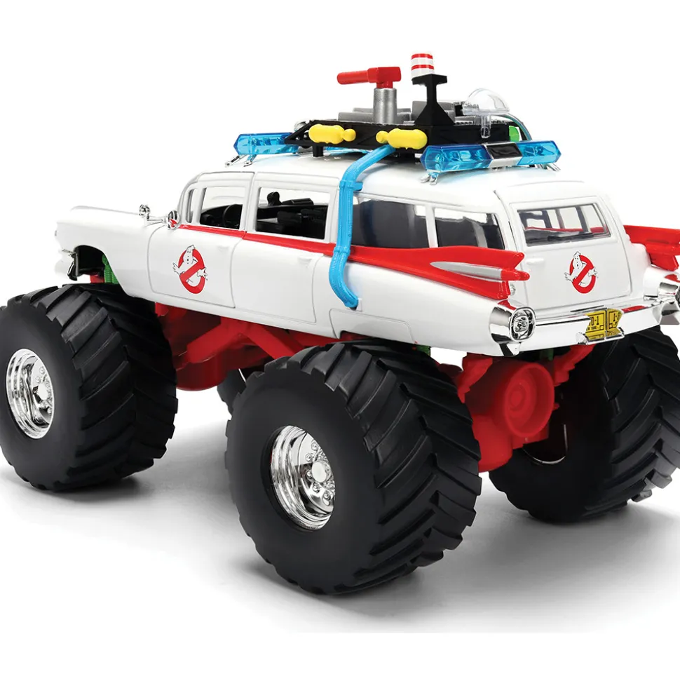 Ghostbusters ECTO-1 Monster Truck Version 1:24 Scale Diecast Model Car by Jada Toys