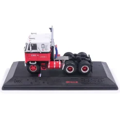 GMC Astro 95 - Red And White 1:64 Scale Diecast Model Truck by IXO Models