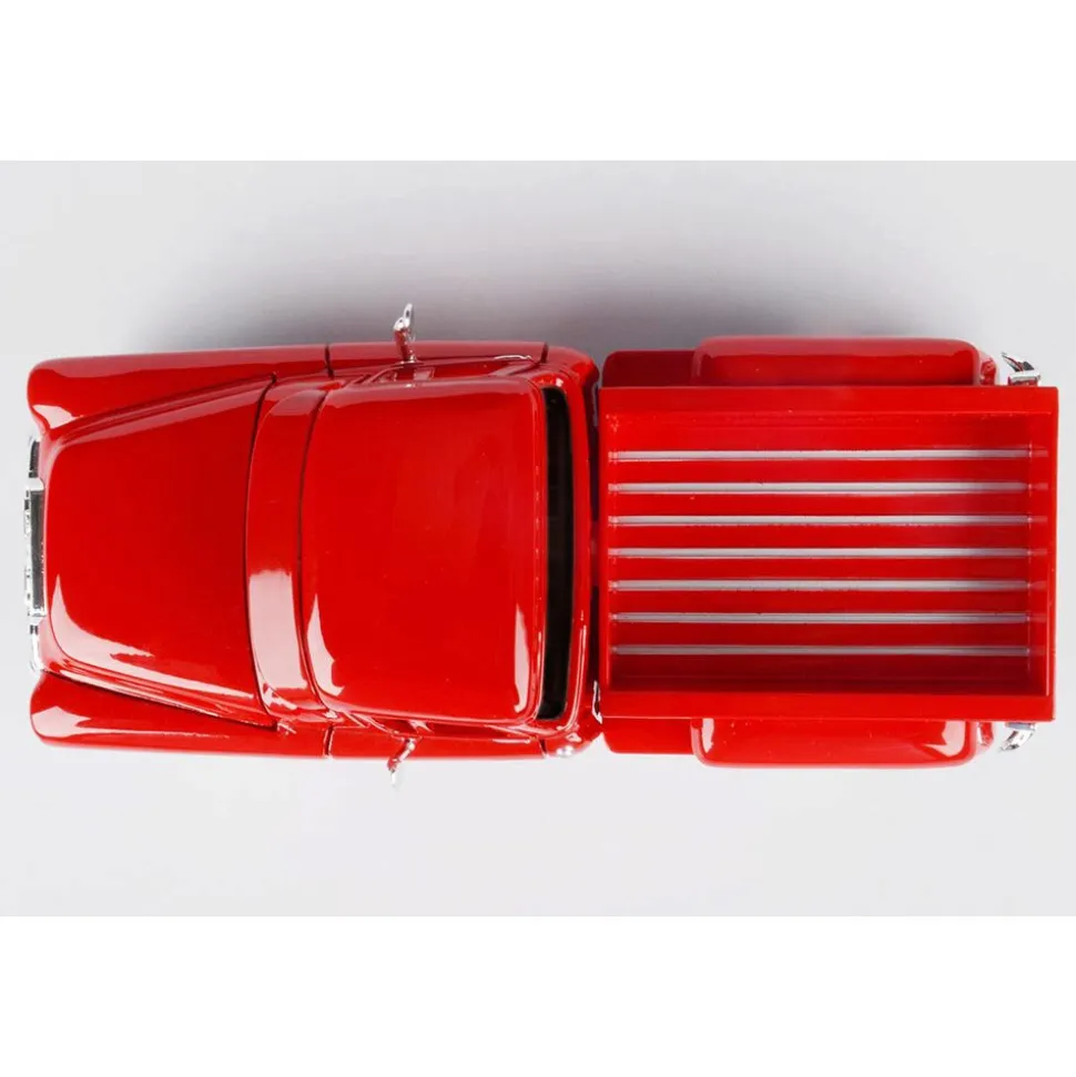 1955 GMC Blue Chip Pickup - Red 1:24 Scale Diecast Model Truck by Motormax