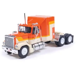 1980 GMC General - Orange And Yellow 1:64 Scale Diecast Model Truck by IXO Models