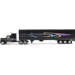 1980 GMC General With Black Trailer 1:64 Scale Diecast Model Truck by IXO Models