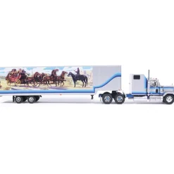 1980 GMC General With Trailer - Western White 1:43 Scale Diecast Model Truck by IXO Models