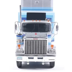 1980 GMC General With Trailer - Western White 1:43 Scale Diecast Model Truck by IXO Models