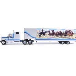 1980 GMC General With Trailer - Western White 1:43 Scale Diecast Model Truck by IXO Models