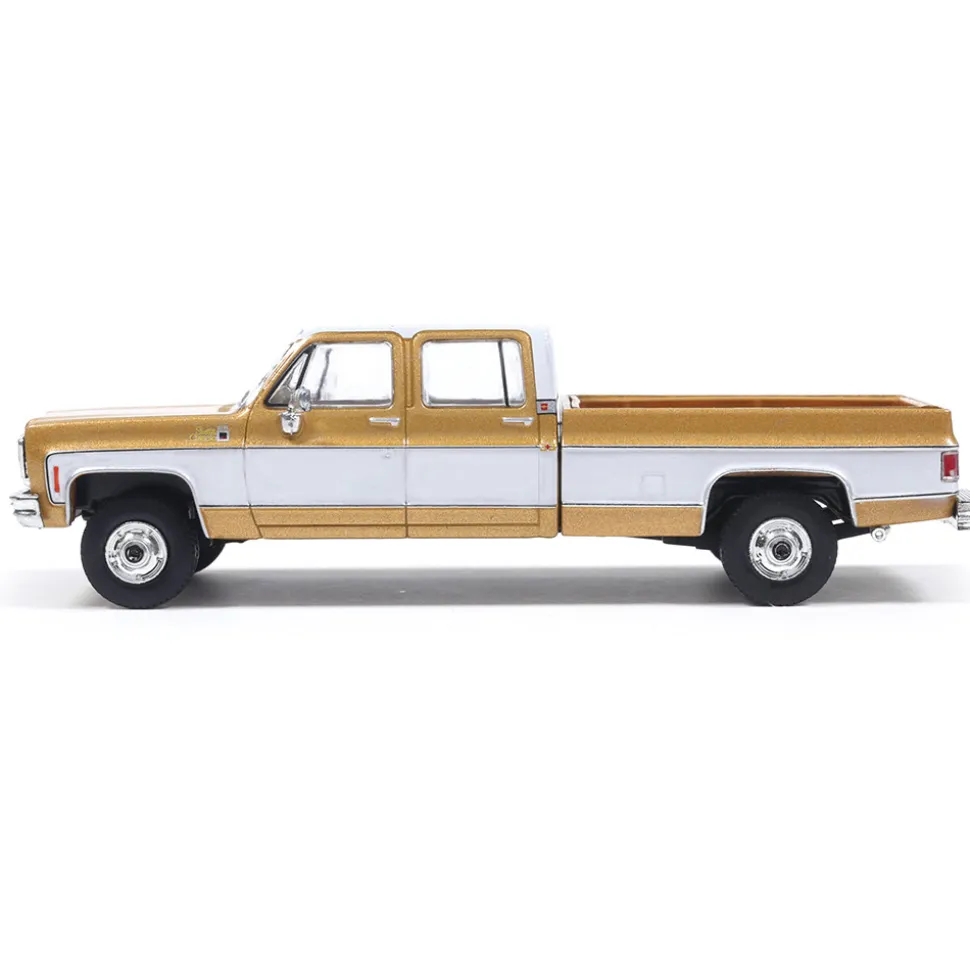 1975 GMC Sierra Classic - Yuba Gold 1:64 Scale Diecast Model Truck by IXO Models