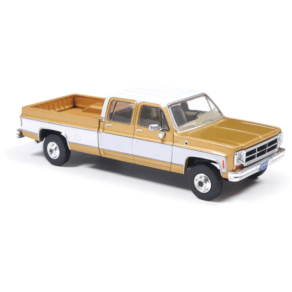 1975 GMC Sierra Classic - Yuba Gold 1:64 Scale Diecast Model Truck by IXO Models