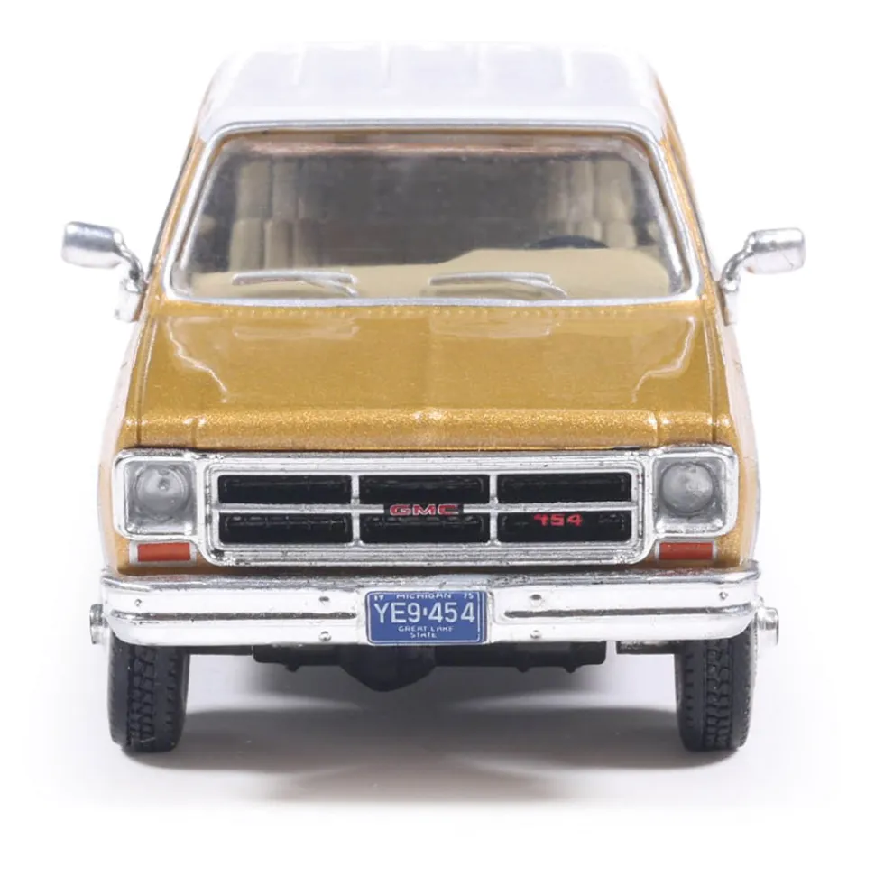 1975 GMC Sierra Classic - Yuba Gold 1:64 Scale Diecast Model Truck by IXO Models