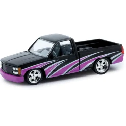 1989 GMC Sierra 1500 - Custom Black 1:64 Scale Diecast Model Truck by M2 Machines