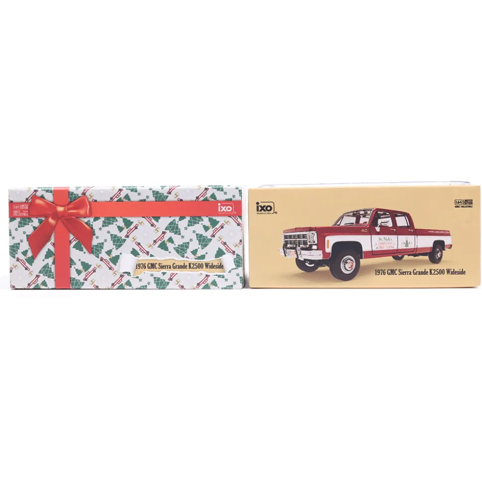 1976 GMC Sierra Grande 2500 - Christmas Exclusive 1:64 Scale Diecast Model Truck by IXO Models