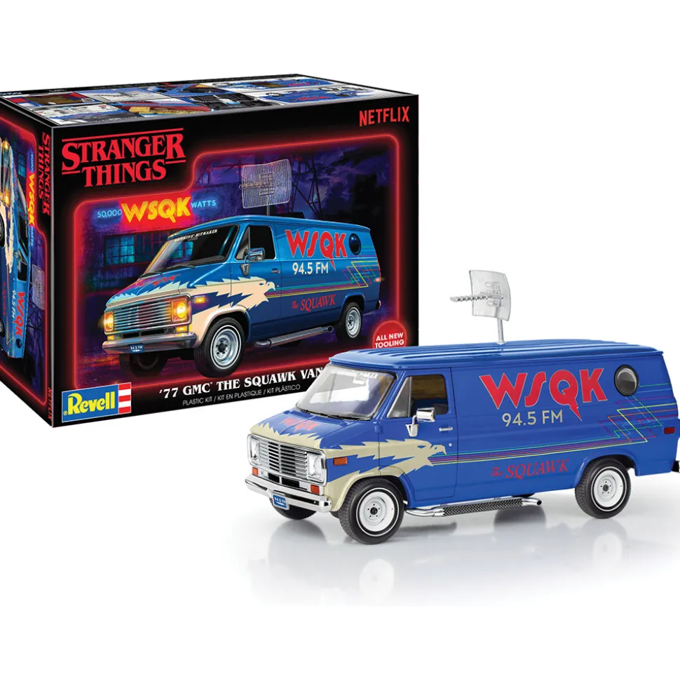 1977 GMC "The Squawk Van" - Stranger Things Model Kit 1:25 Scale Plastic Model Kit by Revell