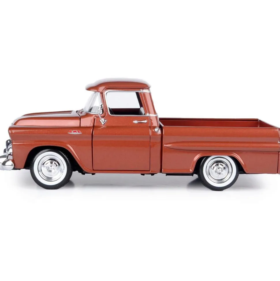 1958 GMC 100 Wideside Pickup - Brown 1:24 Scale Diecast Model Truck by Motormax