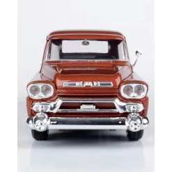 1958 GMC 100 Wideside Pickup - Brown 1:24 Scale Diecast Model Truck by Motormax