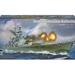 Gneisenau Battleship 1/700 Kit Plastic by Trumpeter