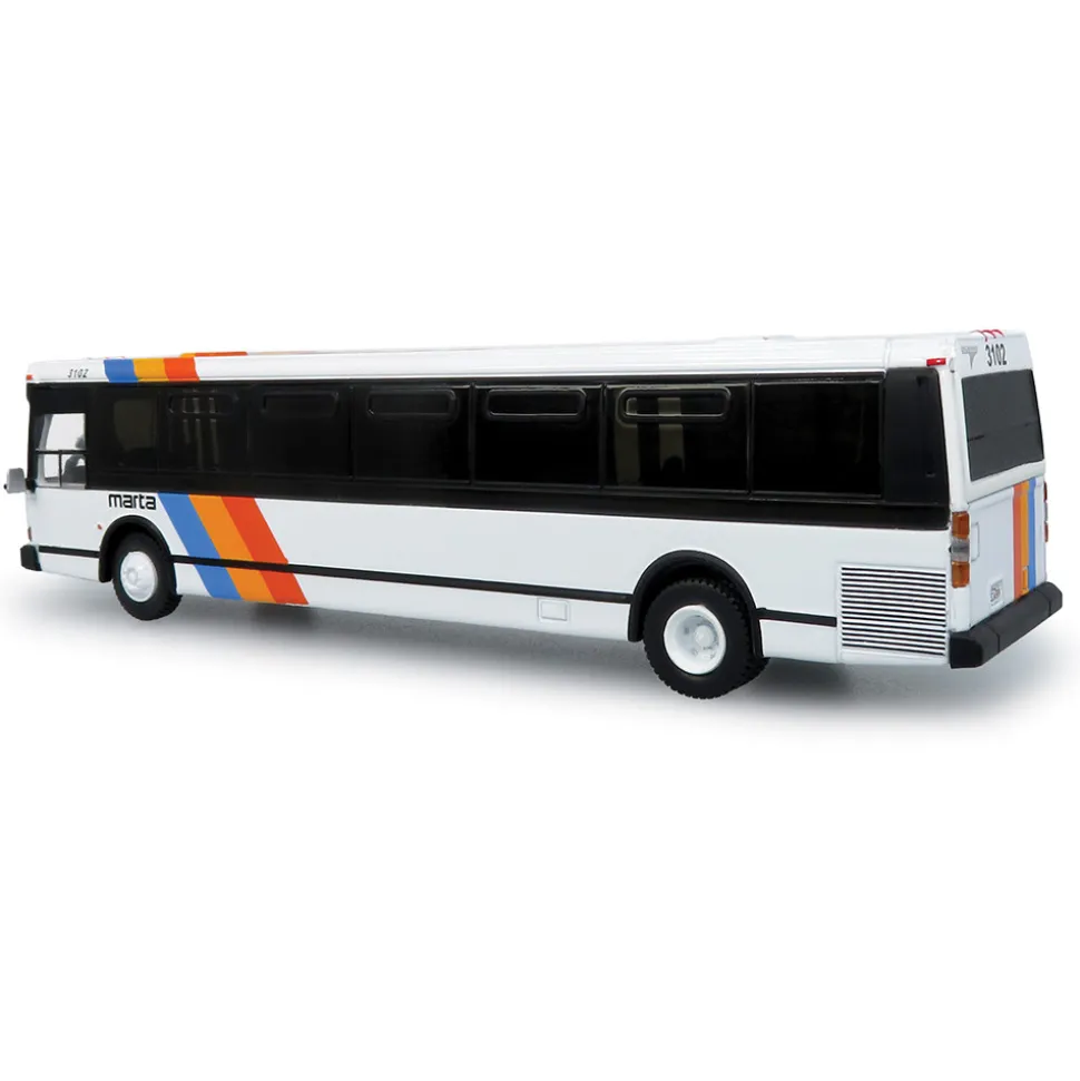 1980 Grumman 870 Transit Bus: MARTA Atlanta 1:87 Scale Diecast Model Truck by Iconic Replicas