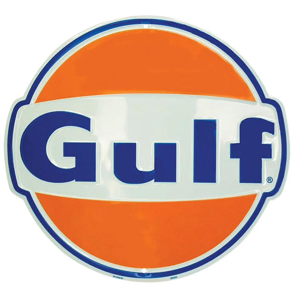Gulf Gasoline Metal Sign by Signs 4 Fun