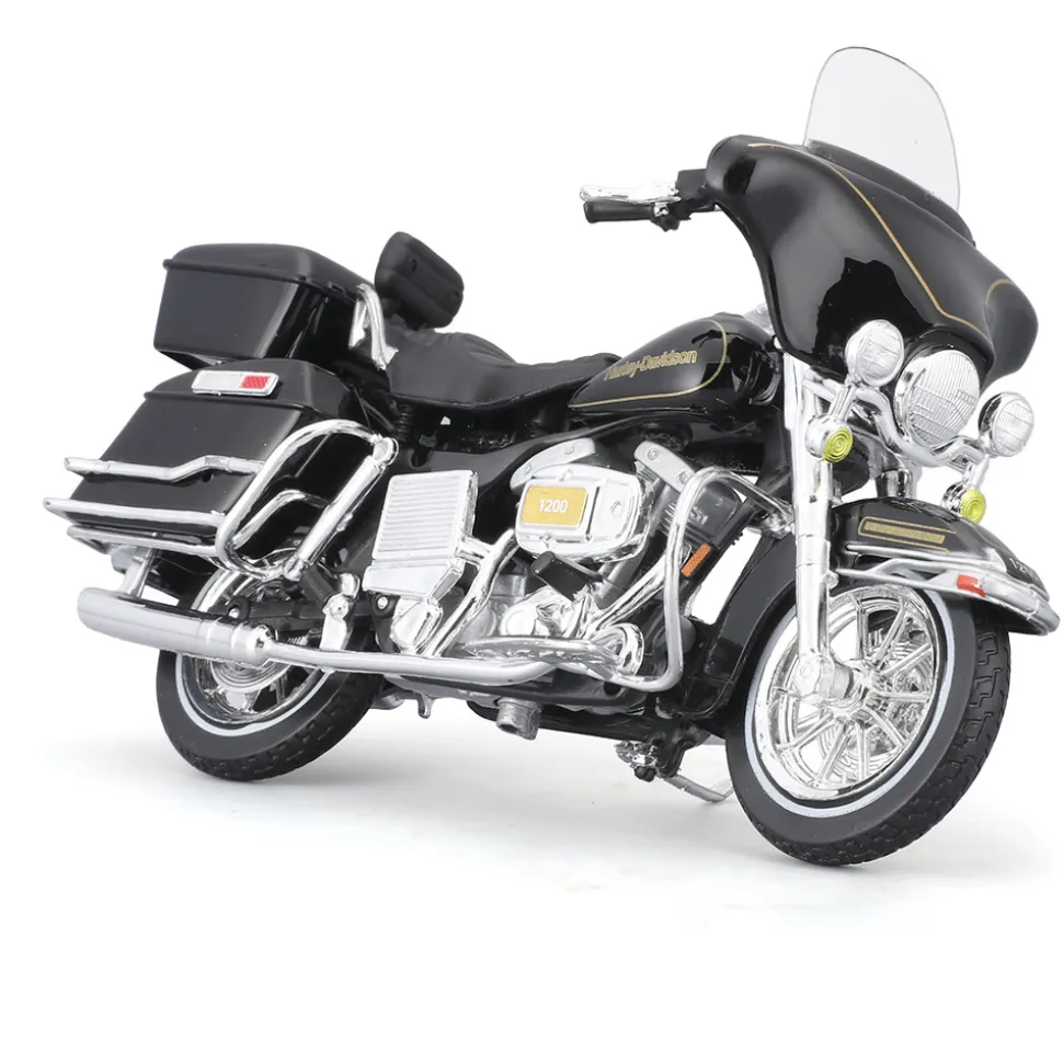 Harley-Davidson Duo 1977 FXS Low Rider + 1978 Electra Glide 1:18 Scale Diecast Model Motorcycle by Maisto