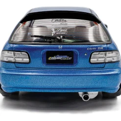 1991 Honda Civic (EG6) Solido Works - Cobalt Blue Pearl 1:18 Scale Diecast Model Car by Solido