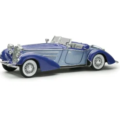 1939 Horch 855 Roadster - Blue 1:18 Scale Diecast Model Car by Sunstar
