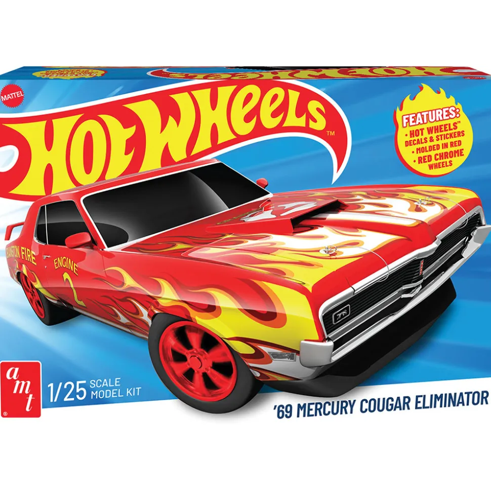 Hot Wheels 1969 Mercury Cougar Eliminator 1:25 Scale Plastic Model Kit by AMT