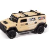 2004 Hummer H2 Wagon Support Our Veterans Parade Vehicle - Sand 1:64 Scale Diecast Model Truck by Johnny Lightning