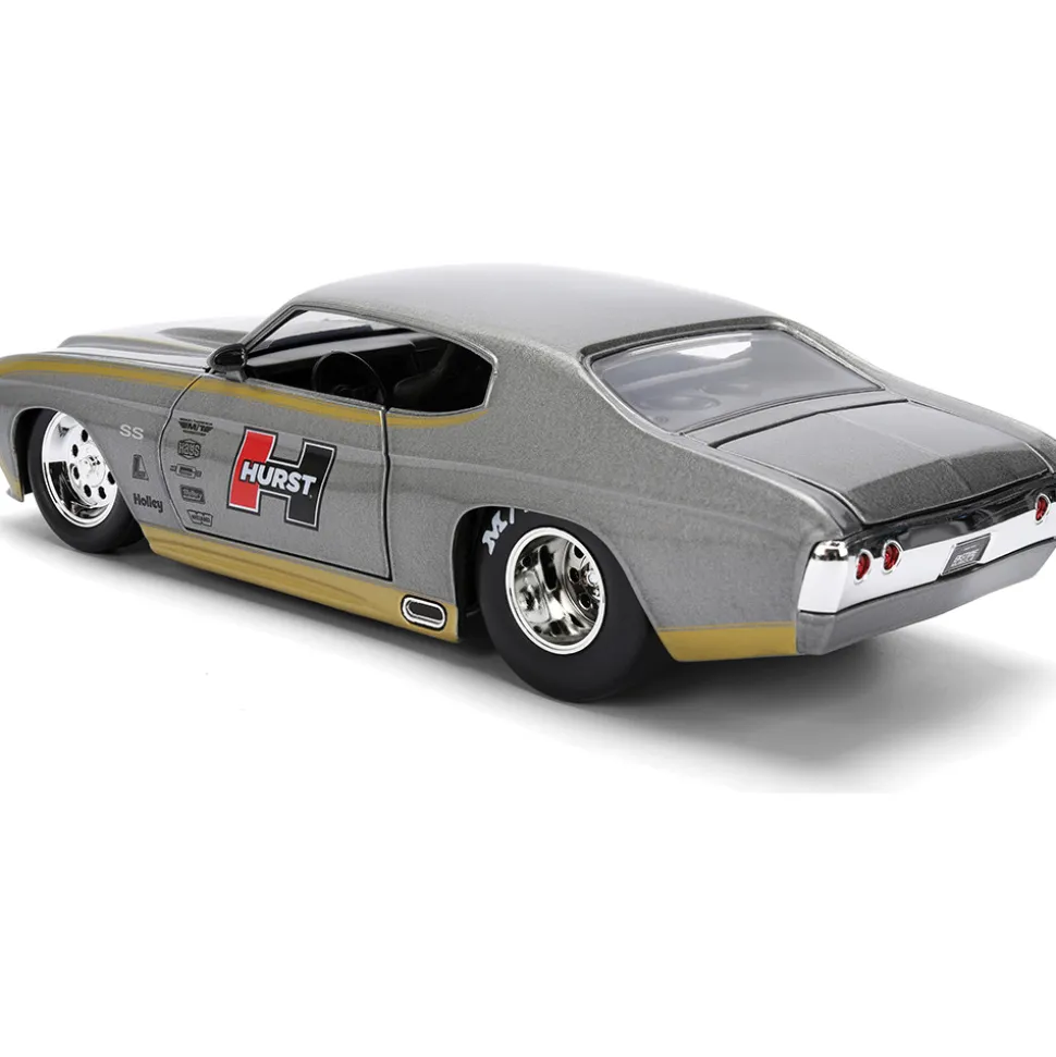 1971 Hurst Chevy Chevelle SS - Gray 1:24 Scale Diecast Model Car by Jada Toys