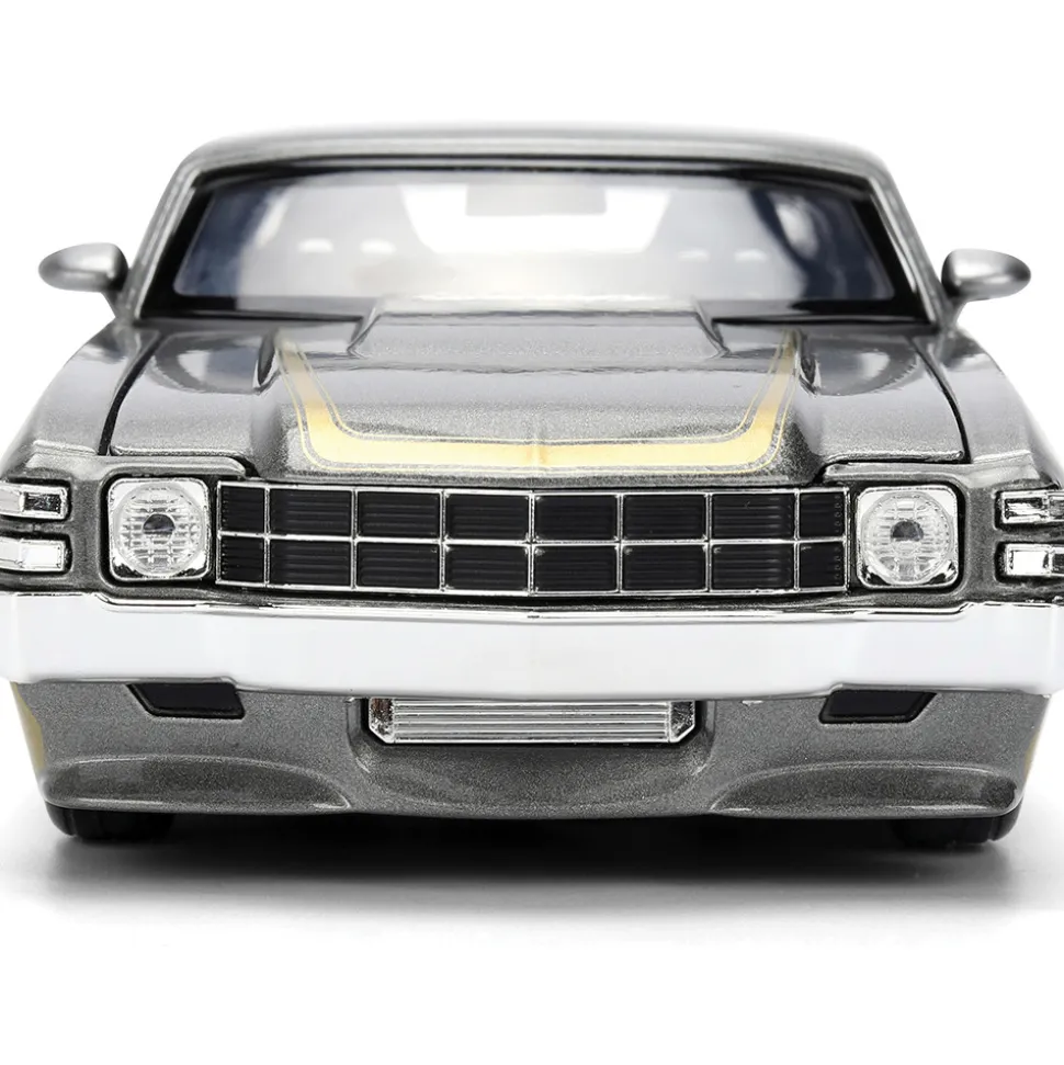 1971 Hurst Chevy Chevelle SS - Gray 1:24 Scale Diecast Model Car by Jada Toys