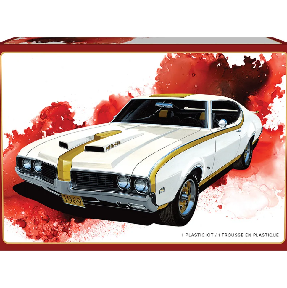 1969 Hurst Oldsmobile Cutlass 1:25 Scale Plastic Model Kit by AMT