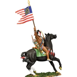 Indian With American Flag 1/30 Figure 1:30 Scale by King and Country