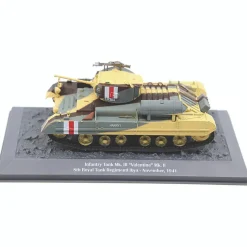 Infantry Tank MK.III 'Valentine" MK.II 8th Royal | Diecast Model 1:43 Scale Diecast Model by Armored Fighting Vehicles of W