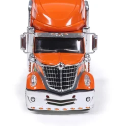 2010 International Lonestar - Orange and Green 1:64 Scale Diecast Model Truck by IXO Models