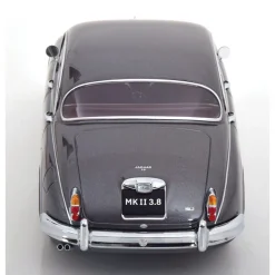 1959 Jaguar MK II 3.8 LHD - Dark Gray 1:18 Scale Diecast Model Car by KK Scale