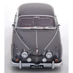 1959 Jaguar MK II 3.8 LHD - Dark Gray 1:18 Scale Diecast Model Car by KK Scale