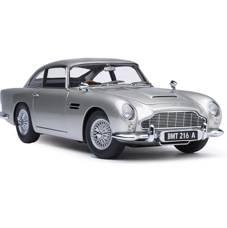 James Bond Aston Martin DB5 - Goldfinger w/Weapons 1:18 Scale Diecast Composite Model Car by AutoArt