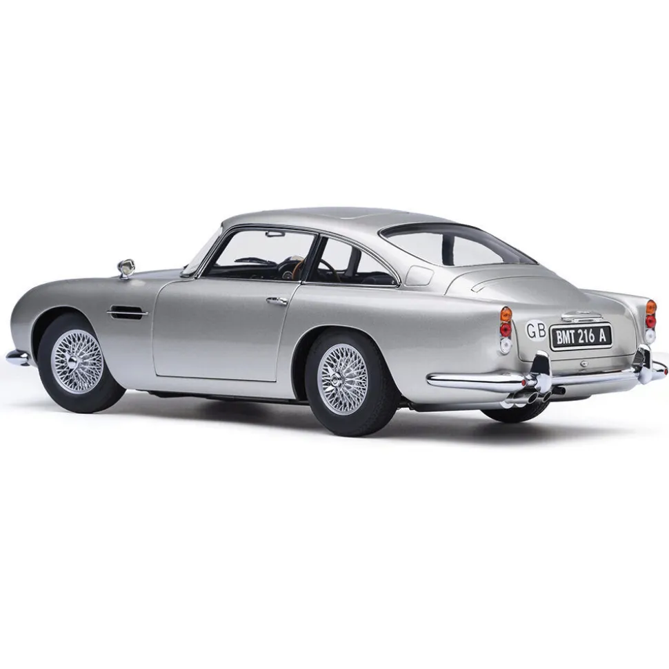 James Bond Aston Martin DB5 - Goldfinger w/Weapons 1:18 Scale Diecast Composite Model Car by AutoArt