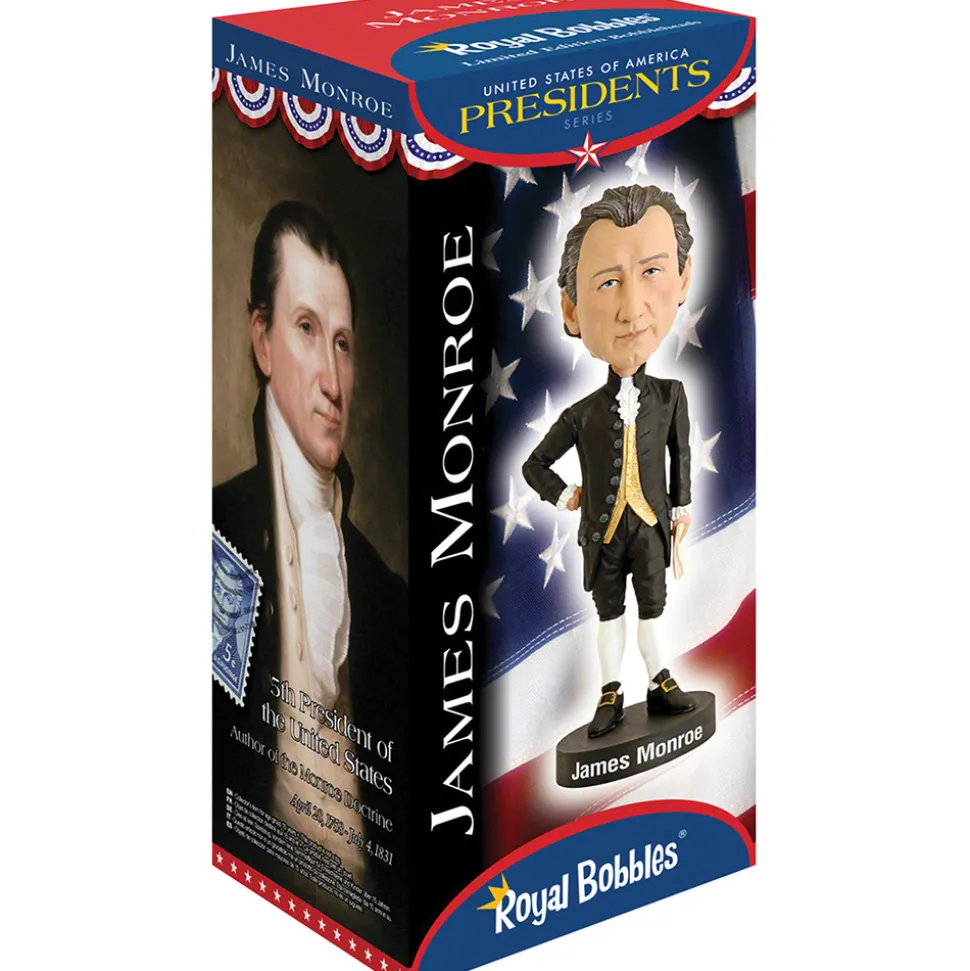 James Monroe Bobblehead Royal Bobbles (RB1195) Resin by Royal Bobbles